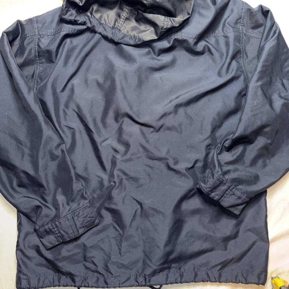 Denver Broncos NFL Jacket Blue Full Zip Logo Lined Size Large Hooded - Picture 6 of 6